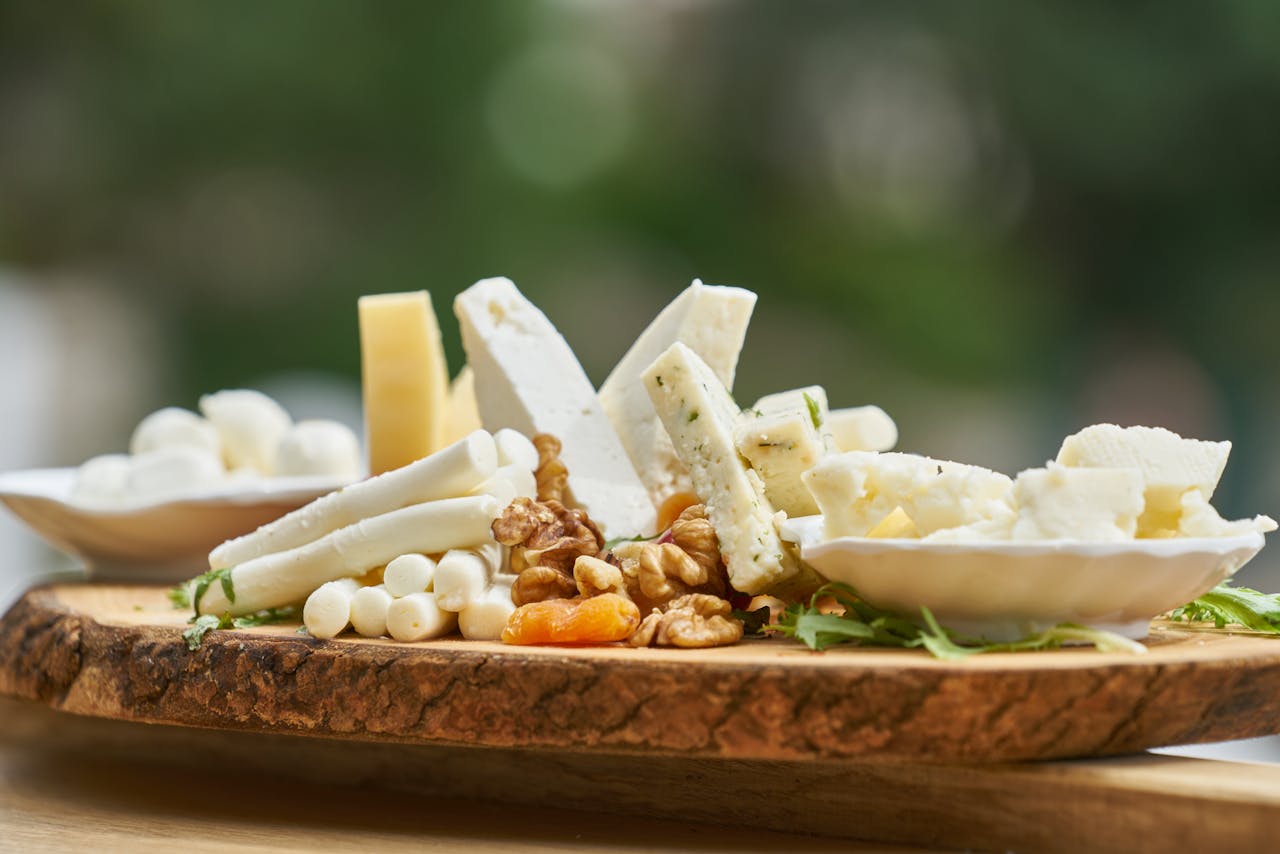 Parkham Farms butter and cheese selection